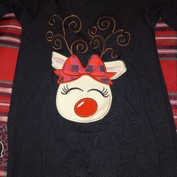 Christmas Boutique  Baby  Ruffle Romper - Picture 2 of 4